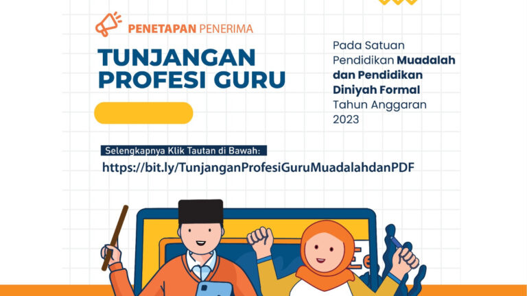 Cair, Lebih Rp5 Miliar Tunjangan Profesi Guru Satuan Pendidikan Muadalah dan Diniyah Formal Pesantren
