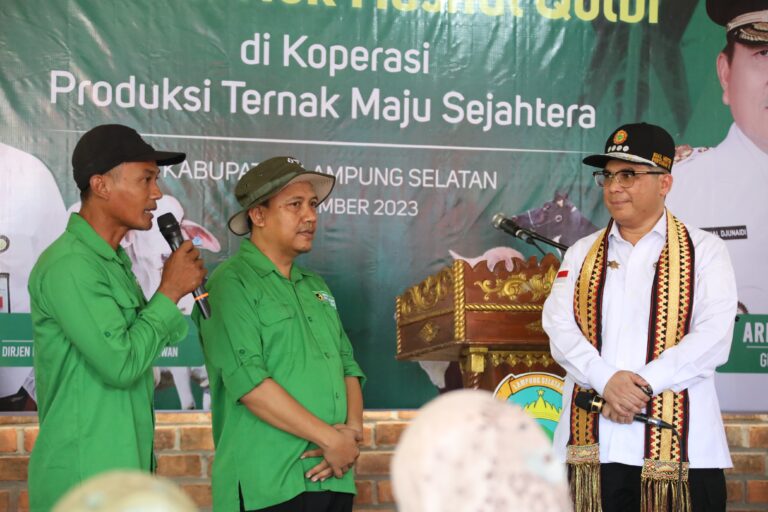 Wamentan Harvick Dorong Lampung Selatan Jadi Percontohan Koperasi dan Produksi Ternak Berkualitas