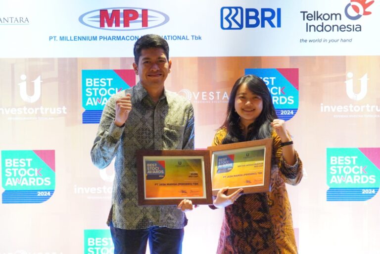 Jasa Marga Sukses Raih Dua Penghargaan Dalam Ajang Best Stock Awards 2024