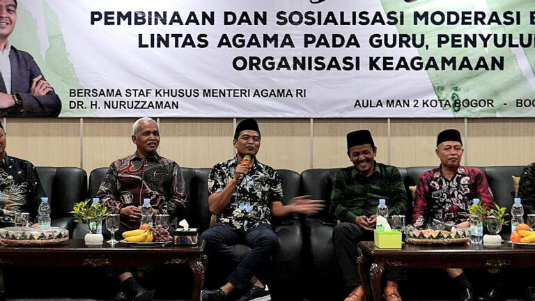 Sosialisasi Program Prioritas, Stafsus Menag sampaikan Pentingnya Nilai-Nilai Moderasi Beragama