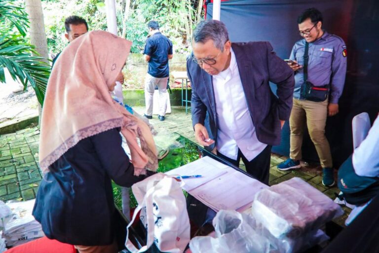 Pastikan Kesiapan Pemilu 2024, Benyamin Ikuti Simulasi Pemungutan dan Penghitungan Suara