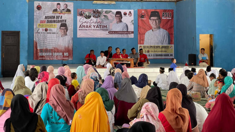 Santuni Yatim, Prof Rokhmin: Jika Terpilih Semoga Saya Bisa Amanah