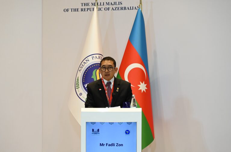Fadli Zon Komandoi Pembentukan Misi Khusus Parlemen Antar-Negara Asia ke Palestina