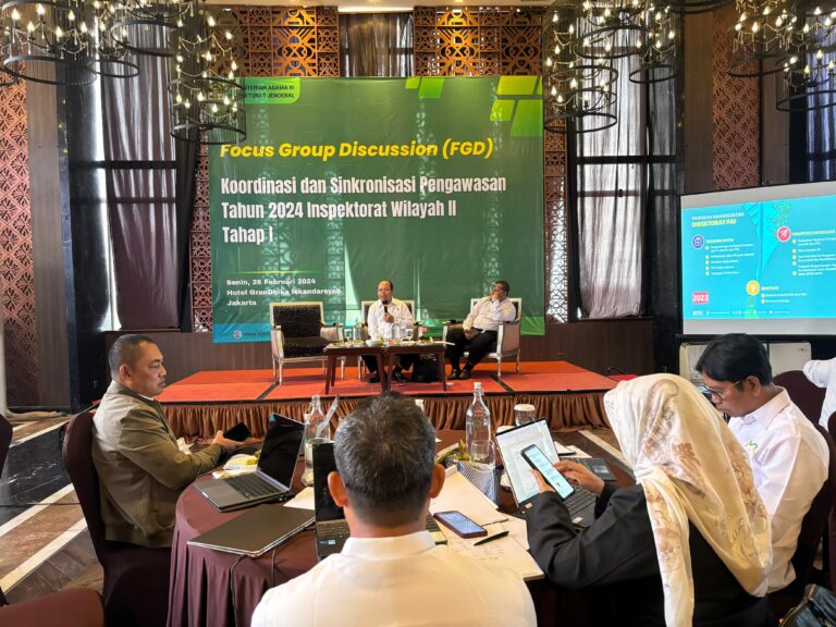 Perkuat Pendampingan, Inspektorat Jenderal Kemenag Gelar Singkronisasi Program Pengawasan dengan Ditjen Pendis