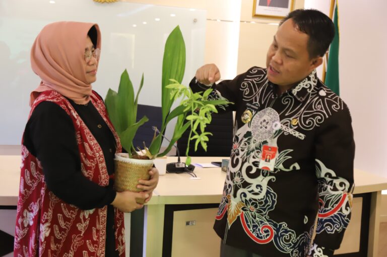 PPVTPP Kementan Berikan Tanda Daftar Bunga Anggrek Hitam Salokat Kusi Asal Barito Selatan