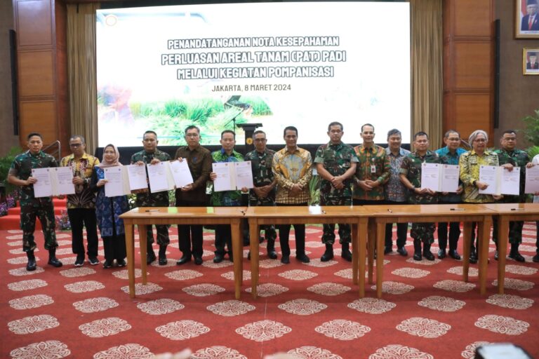 Mentan-KSAD Sepakat Perluas Areal Tanam Melalui Pompanisasi