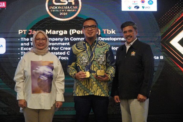 Jasa Marga Sukses Raih Dua Penghargaan Bergengsi Dalam Ajang Indonesia CSR Excellence Award (ICEA) 2024