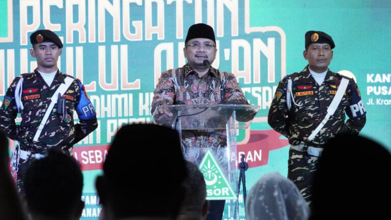 Bertemu Kader Ansor, Menag Dorong Kader Terus Tingkatkan Kapasitas