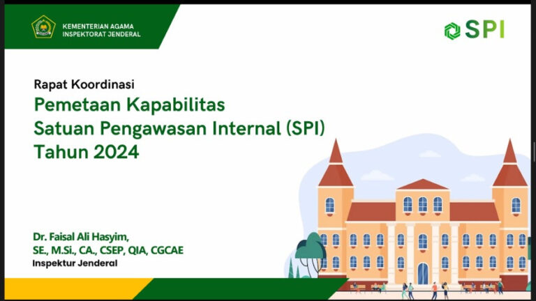 Itjen Kemenag Perluas Penguatan Satuan Pengawasan Intern ke 15 PTKN