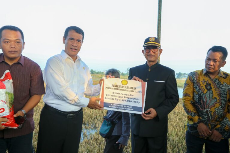 Program Pompanisasi Kementan di Kabupaten Grobogan Mampu Percepat Masa Tanam