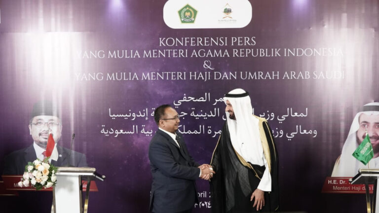 Menag Yaqut dan Menhaj Tawfiq Bahas Kemudahan Layanan Bagi Jemaah Haji Indonesia
