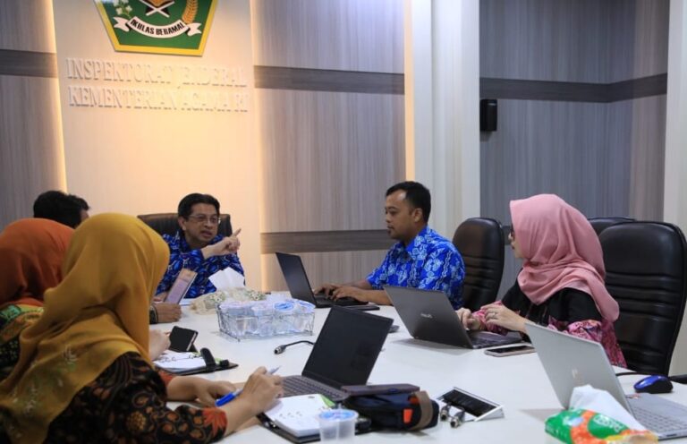 Perkuat Pengawasan Internal, Itjen Kemenag Lakukan Penguatan Kapabiltas SPI PTKN