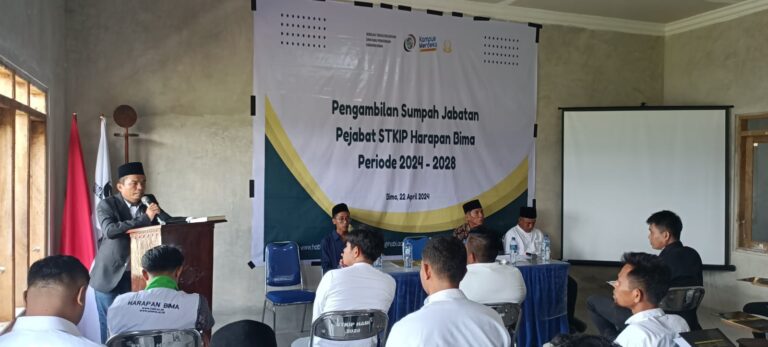 Ikrar Jabatan, Pejabat STKIP Harapan Bima Periode 2024-2028