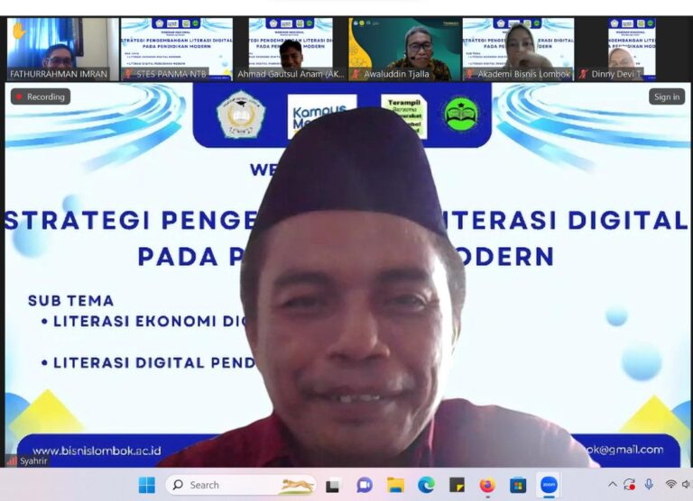 AKBIL Lombok Sukses Melaksanakan Webinar Nasional
