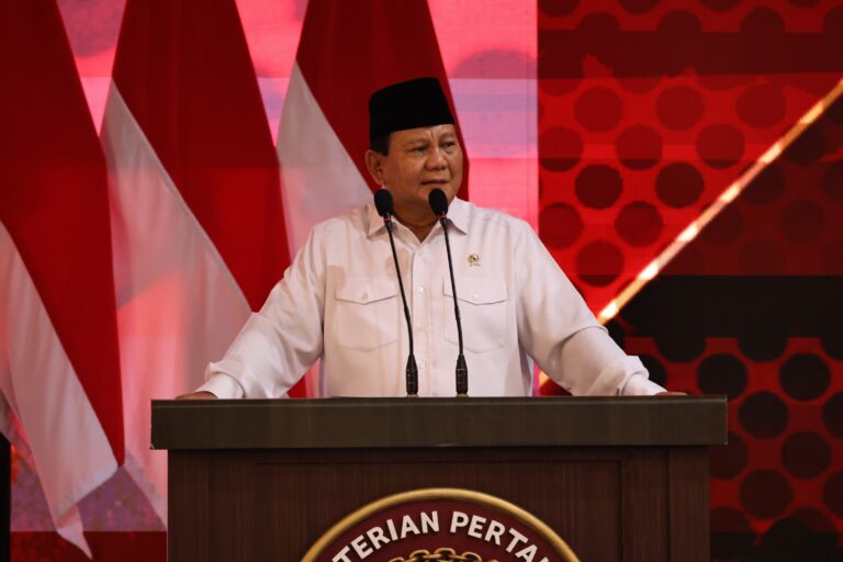 Menhan Prabowo Gelar Acara Halalbihalal dan Pengarahan Pegawai Kemhan