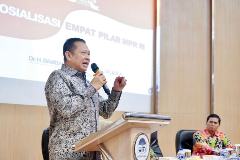 Kuliah Umun Sosialisasi Empat Pilar MPR RI Bersama DEMA FSH UIN Jakarta, Bamsoet Dorong Kaji Sistem Pemilu