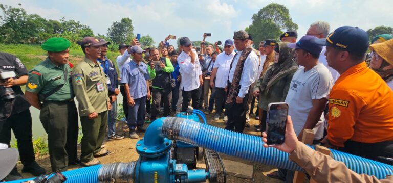 Kunjungi Bangkalan, Menteri Pertanian Targetkan 2 Juta Ton Padi Jawa Timur dengan Pompanisasi