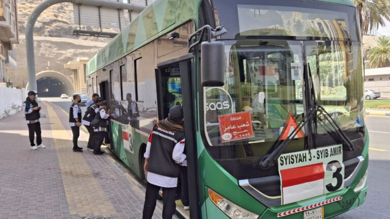 Prosesi Armuzna Lancar, Bus Shalawat Kembali Beroperasi Layani Jemaah