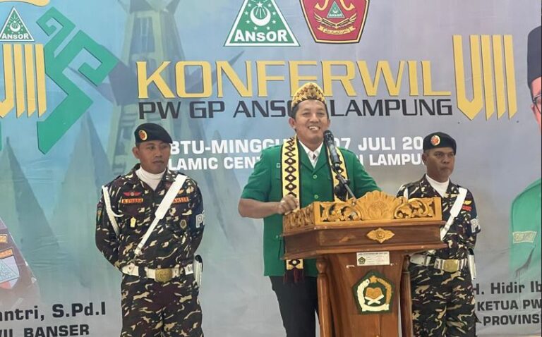 Konferwil VIII Ansor Lampung, Addin Jauharudin Sebut Tiga Energi Besar Hadapi Tantangan Zaman