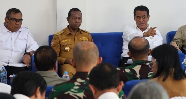 Mentan Amran Kembali Cek Progres Lahan Pertanian Merauke