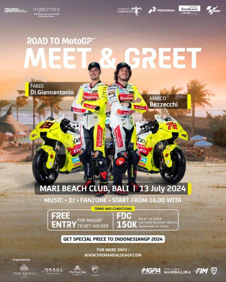 Jelang Pertamina GP of Indonesia 2024, Pertamina Datangkan Dua Pembalap Pertamina Enduro VR46