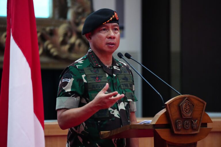 Panglima TNI Terima Laporan Korps Kenaikan Pangkat 22 Perwira Tinggi TNI