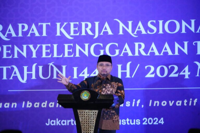 Gus Men Minta Rakernas Evaluasi Bahas Enam Upaya Peningkatan Kualitas Haji
