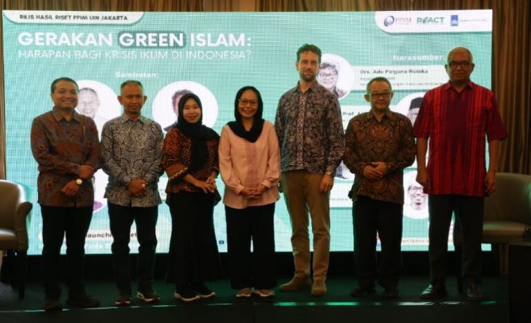 Launching Penelitian PPIM-React, Testriono: Gerakan Green Islam Hadapi Sejumlah Tantangan