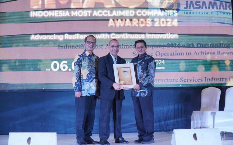 Jasa Marga Sabet Penghargaan dalam Ajang Indonesia Most Acclaimed Companies Award 2024