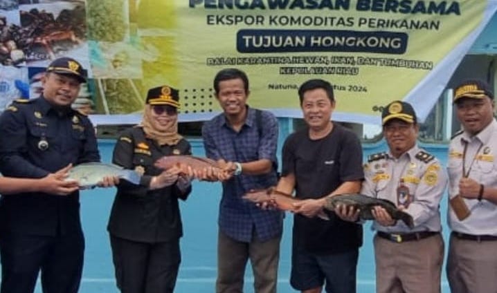 Kawal Dari Ujung Negeri, Karantina Kepri Ekspor Komoditas Perikanan Senilai 1,2 Miliar Rupiah Tujuan Hongkong