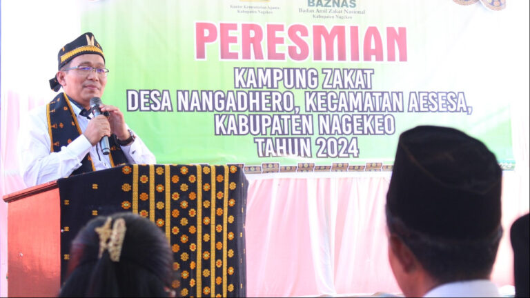 Kemenag Resmikan Kampung Zakat di Daerah NTT