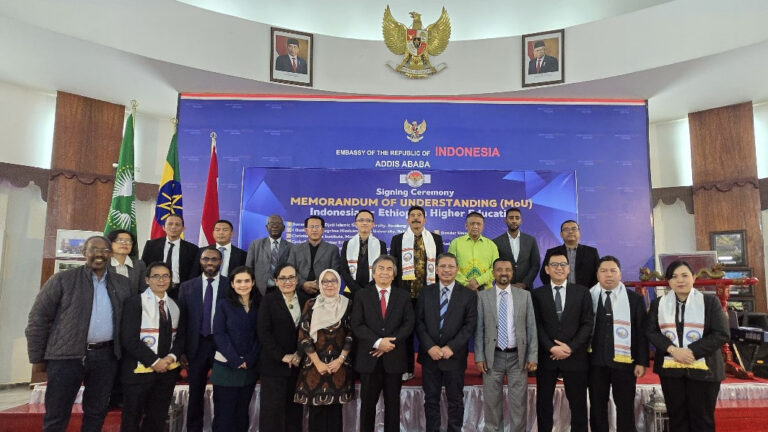 Lima Rektor PTKN Teken MoU dengan Dua Kampus Ternama Ethiopia
