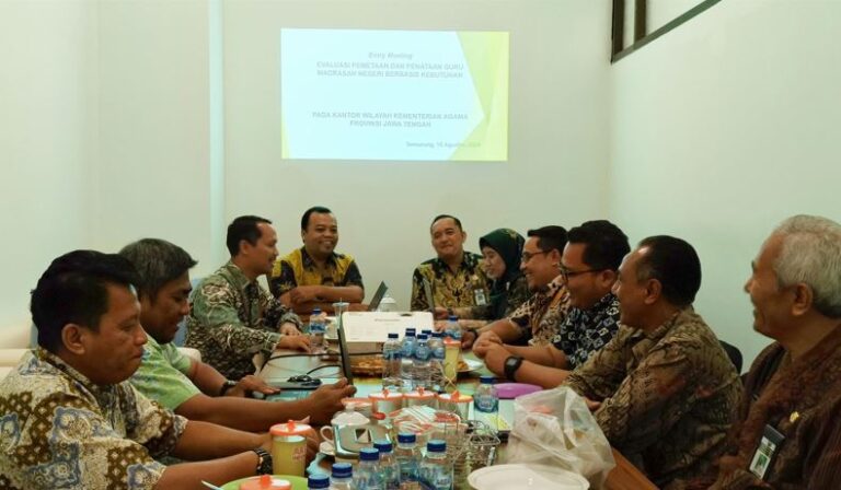 Itjen Kemenag Lakukan Evaluasi Menyeluruh Pemetaan dan Penataan Guru Madrasah
