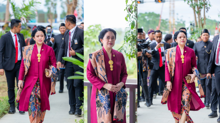Makna Dibalik Kebaya Merah Puan Maharani Saat Upacara HUT RI ke-79
