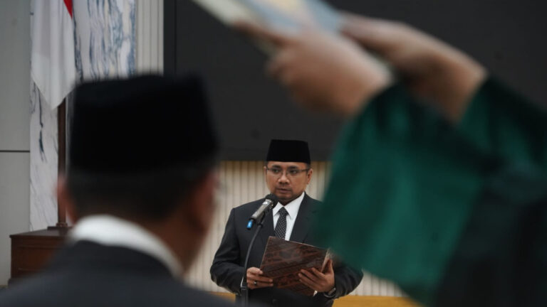 Menag Yaqut Lantik Dirjen Pendidikan Islam dan Rektor PTKN
