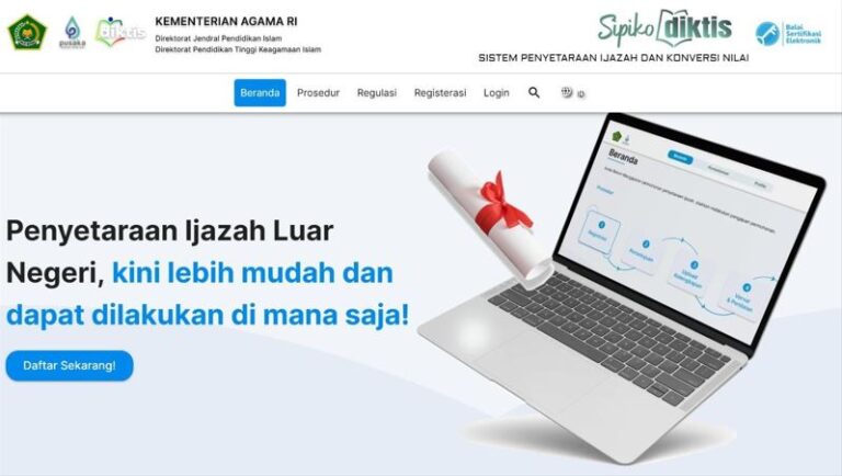 Diktis Luncurkan SIPIKO, Mudahkan Lulusan Luar Negeri dalam Penyetaraan Ijazah dan Konversi Nilai