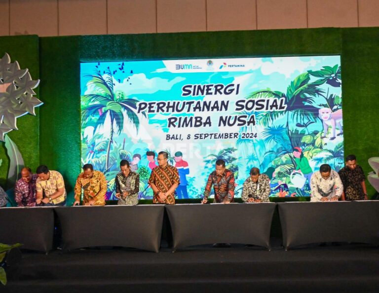Pertamina Perkuat Dukungan Perhutanan Sosial dengan 13 Perjanjian Kerja Sama Baru