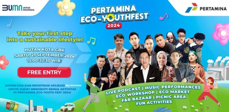Pertamina Eco Youth Fest 2024 Ajak Gen Z Rasakan Serunya Kurangi Emisi