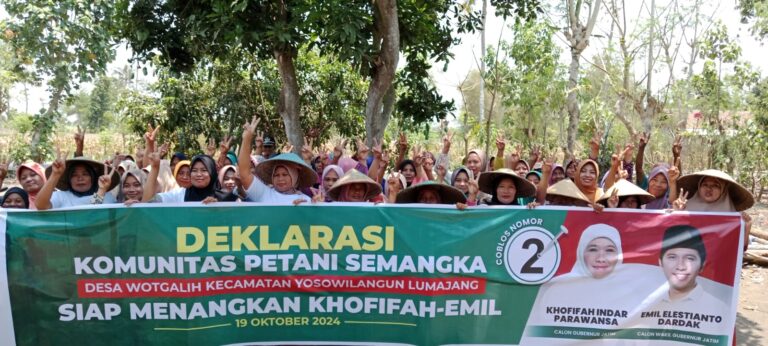 Komunitas Petani Semangka Dukung Khofifah-Emil, Ini Alasannya…