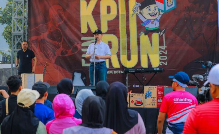 Lepas Peserta KPU Fun Run, Tabrani: Wujudkan Pilkada Damai, Aman dan Tentram