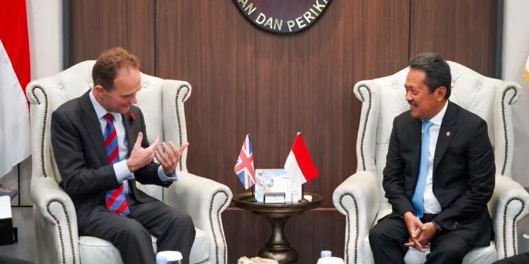 Menteri KKP Bertemu Dubes Inggris Bahas Rencana Kerja Pengembangan Teknologi Kelautan dan Perikanan