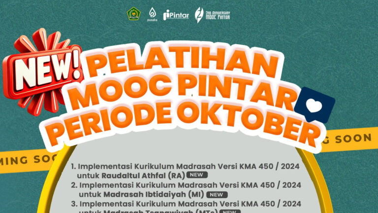 Pemerintah Akan Latih 73.615 Guru Madrasah Secara Online di MOOC Pintar