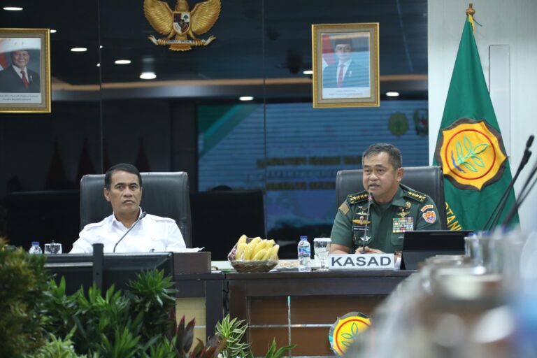 KSAD Maruli Siap All Out Bantu Kementan Capai Swasembada Secara Cepat