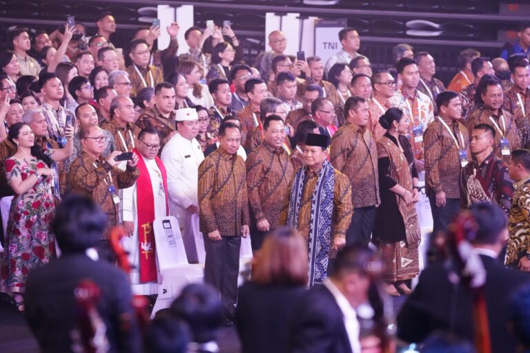 Panglima TNI Hadiri Puncak Perayaan Natal 2024