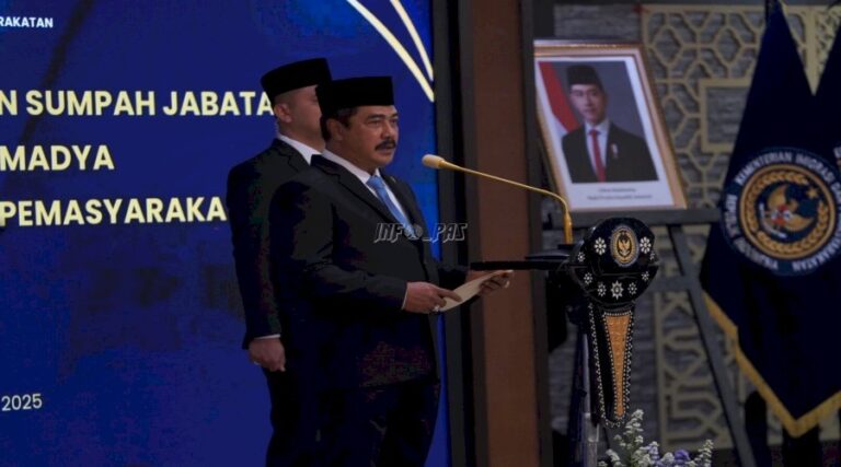 Mashudi Resmi Menjabat Dirjenpas, Menteri Agus Ucapkan Selamat Pada Para Pejabat yang Dilantik