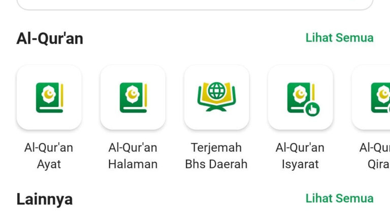 Fitur Terjemah Bahasa Daerah Hadir di Laman Utama Qur’an Kemenag