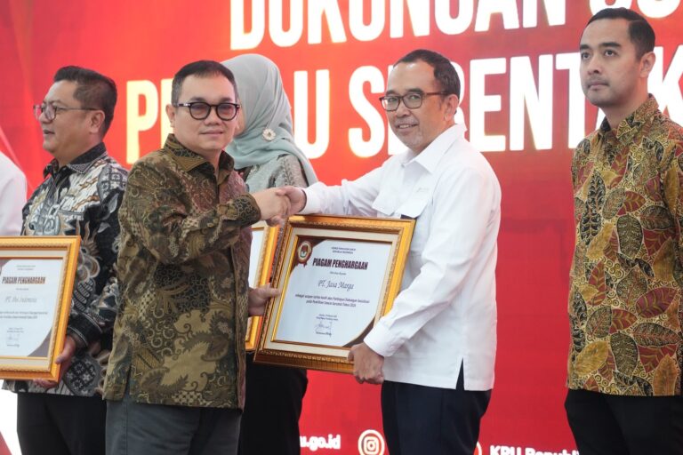 Jasa Marga Raih Penghargaan dari KPU RI atas Dukungan Sosialisasi Pemilu 2024