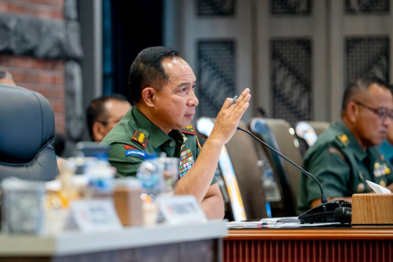 Panglima TNI Pimpin Rapat Vicon Perkembangan Situasi Satgas TNI Kongo MONUSCO