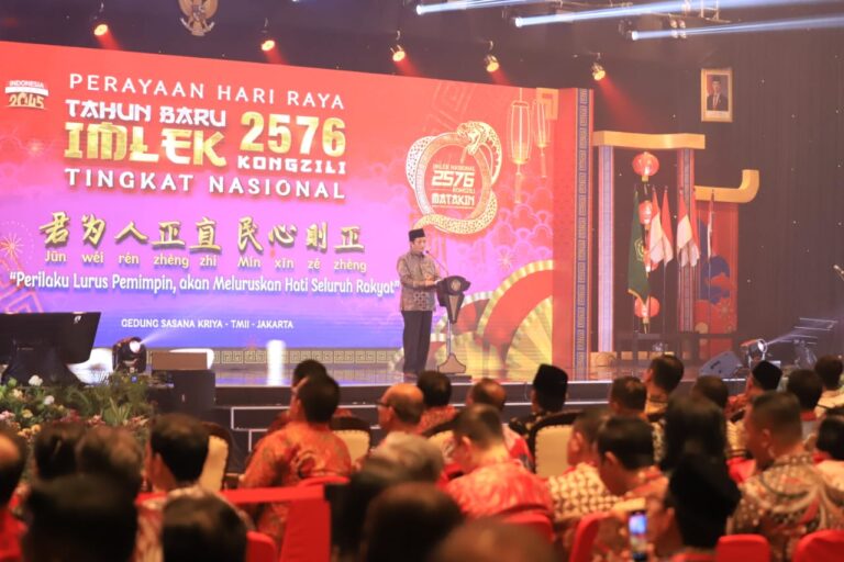 Imlek 2025, Menag: Pemimpin Lurus dan Tidak Salahgunakan Kekuasaan