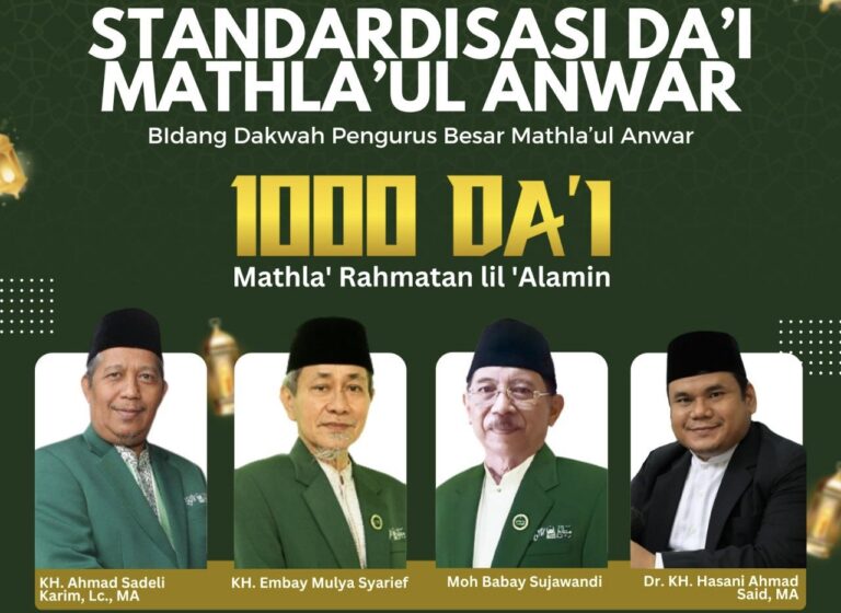 PBMA Luncurkan Program Standarisasi 1000 Dai Mathla’ul Anwar